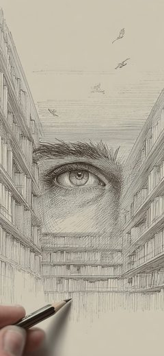 Art Lovejude Httpss MJ Run Make Drawing Fade Illust Sketch Pencil Surreal Eye Library Hand