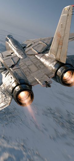 Art Spaceship Fighter Jet Space Aerial Winter Metallic