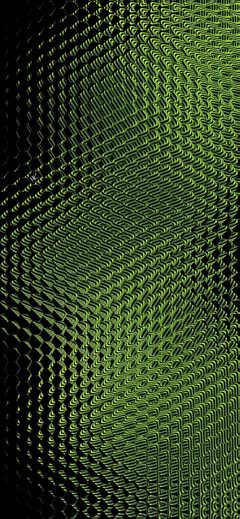 Art Abstract Green Mesh Texture Ripples Dark