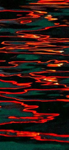 Art Abstract Neon Reflection Ripples Dark Flare