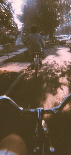 Art Home Video Style First Person Bicycle Ride