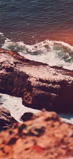Rock Sea Nature Wave Summer Flare