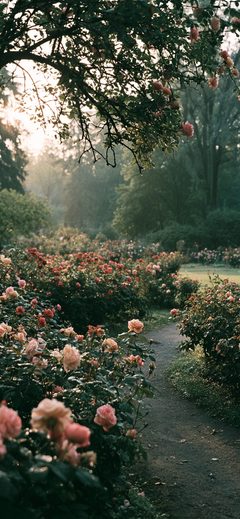 Nature Flower Green Pink Garden Sunlight