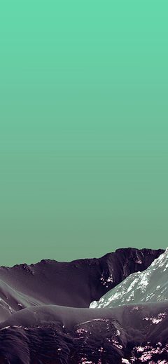 Simple Moutain Green Pattern Background