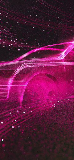 Car Dots Light Pattern Background Pink