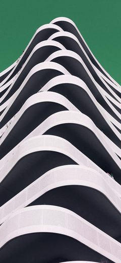 Pattern Background Architecture Curve City Green